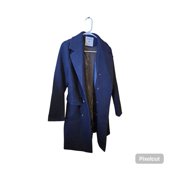 1NWOT Size Medium Allegra K Winter Black Coat - Picture 3 of 10